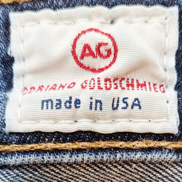 Adriano Goldschmied AG The Stilt Cigarette Leg Blue Jeans Women's 27 Made in USA - Picture 7 of 9